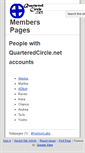 Mobile Screenshot of members.quarteredcircle.net